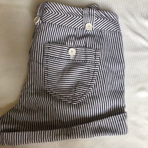 A/X Armani exchange pin stripe cuffed shorts